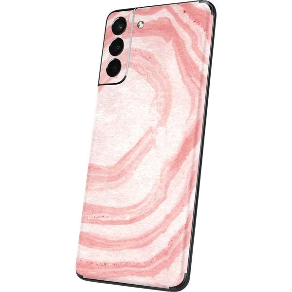 Marbleized Pink Galaxy S21 5G Skin 4 Marbleized Pink Galaxy S21 5G Skin - Image 2
