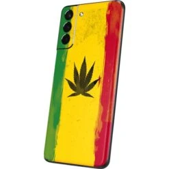 Marijuana Rasta Distressed Galaxy S21 5G Skin -Skinit Store marijuana rasta distressed galaxy s21 5g skin 1613625739 SKNCNVSXX06GLXY21 PR 02