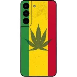 Marijuana Rasta Flag Galaxy S22 Skin