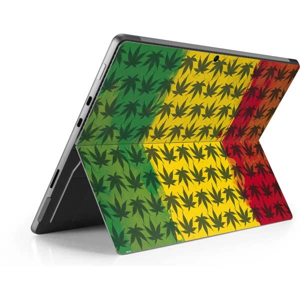 Marijuana Rasta Pattern Surface Pro 9 Skin 5 Marijuana Rasta Pattern Surface Pro 9 Skin - Image 3