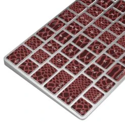 Marsala Snake Skin Magic Keyboard Skin -Skinit Store marsala snake skin magic keyboard skin 1616707004 SKNCOTYMR18AMKBDX PR 03