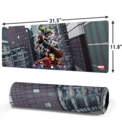 Marvel Avengers Attack Gaming Mouse Pad -Skinit Store marvel avengers attack large gaming mouse pad 1746129471 MSPMRVAVG02GAMGLG PR 02
