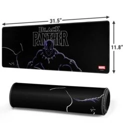 Marvel Black Panther Night Time Watch Gaming Mouse Pad -Skinit Store marvel black panther night time watch large gaming mouse pad 1745599222 MSPMRVBLK02GAMGLG PR 02