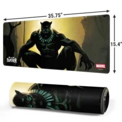 Marvel Black Panther TChalla King Of Wakanda Gaming Mouse Pad -Skinit Store marvel black panther t challa king of wakanda extra large gaming mouse pad 1745599222 MSPMRVBLK03GAMGXL PR 02