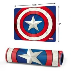 Marvel Captain America Shield Gaming Mouse Pad