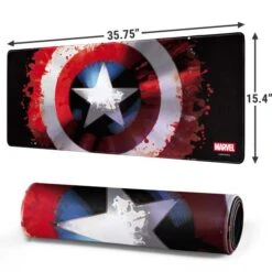 Marvel Captain America Star Shield Gaming Mouse Pad -Skinit Store marvel captain america star shield extra large gaming mouse pad 1744046935 MSPMRVCAP03GAMGXL PR 02