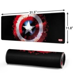 Marvel Captain America Star Shield Gaming Mouse Pad -Skinit Store marvel captain america star shield large gaming mouse pad 1744046935 MSPMRVCAP03GAMGLG PR 02