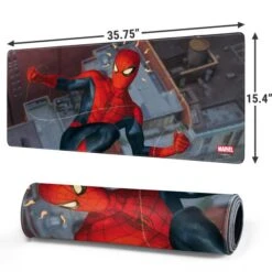 Marvel Spiderman Spidey Sense Gaming Mouse Pad -Skinit Store marvel spiderman spidey sense extra large gaming mouse pad 1745252966 MSPMRVSPR05GAMGXL PR 02