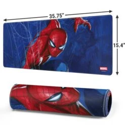 Marvel Spiderman World Of Webs Gaming Mouse Pad -Skinit Store marvel spiderman world of webs extra large gaming mouse pad 1745253204 MSPMRVSPR11GAMGXL PR 02