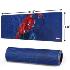 Marvel Spiderman World Of Webs Gaming Mouse Pad -Skinit Store marvel spiderman world of webs large gaming mouse pad 1745253204 MSPMRVSPR11GAMGLG PR 02