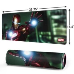 Marvel Tony Stark Iron Man Gaming Mouse Pad -Skinit Store marvel tony stark iron man extra large gaming mouse pad 1744731765 MSPMRVIRN01GAMGXL PR 02
