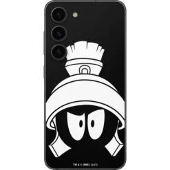 Looney Tunes Marvin The Martian Black And White Galaxy S23 Skin