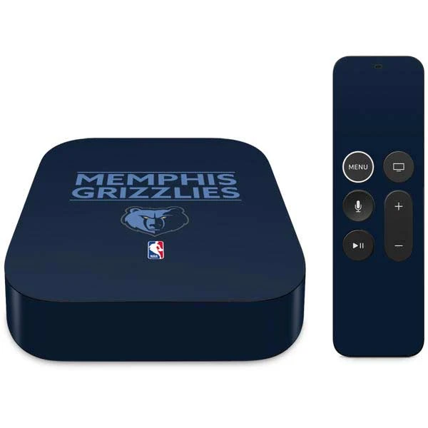 NBA Memphis Grizzlies Standard - Blue Apple TV Skin 3 NBA Memphis Grizzlies Standard - Blue Apple TV Skin