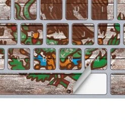 Mexican Flag Dark Wood Magic Keyboard Skin -Skinit Store mexican flag dark wood magic keyboard skin 1616706996 SKNTFDKWD19AMKBDX PR 04