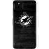 NFL Miami Dolphins Black & White Google Pixel 5a Skin