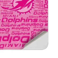 NFL Miami Dolphins - Blast Pink Surface Duo Skin -Skinit Store miami dolphins blast pink surface duo skin 1621373955 SKNHNFLDO07MSSDUO PR 04