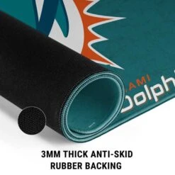 NFL Miami Dolphins Distressed- Aqua Gaming Mouse Pad -Skinit Store miami dolphins distressed aqua extra large gaming mouse pad 1655246156 MSPDSTMDL04GAMGXL PR 04