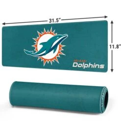 NFL Miami Dolphins Distressed- Aqua Gaming Mouse Pad -Skinit Store miami dolphins distressed aqua large gaming mouse pad 1658346461 MSPDSTMDL04GAMGLG PR 02