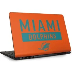 NFL Miami Dolphins Orange Performance Series Dell Inspiron Skin