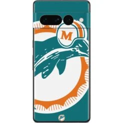 NFL Miami Dolphins Retro Logo Google Pixel 7 Pro Skin
