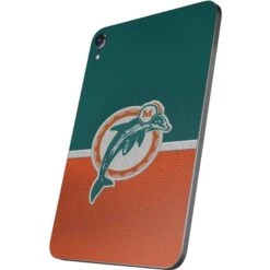 NFL Miami Dolphins Vintage Apple IPad Mini Skin -Skinit Store miami dolphins vintage ipad mini 7th gen skin 1741965187 SKNRTONFL10IPADM7 PR 02