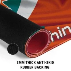 NFL Miami Dolphins Gaming Mouse Pad -Skinit Store miami flag design extra large gaming mouse pad 1655246155 MSPNFLMDS01GAMGXL PR 04