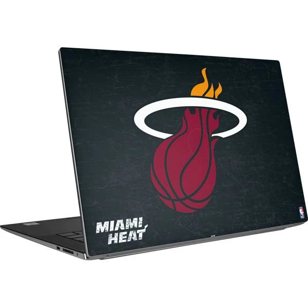 NBA Miami Heat Black Partial Logo Dell XPS Skin 3 NBA Miami Heat Black Partial Logo Dell XPS Skin