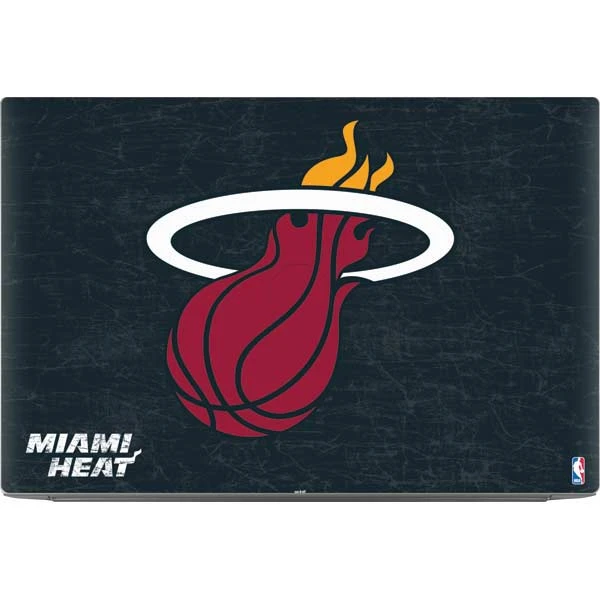 NBA Miami Heat Black Partial Logo Dell XPS Skin 4 NBA Miami Heat Black Partial Logo Dell XPS Skin - Image 2