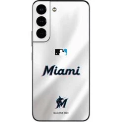MLB Miami Marlins Home Jersey Galaxy S22 Skin