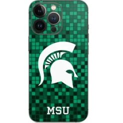 Michigan State University Spartans Digital Pixels IPhone 14 Pro Skin