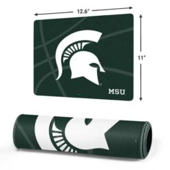 Michigan State University Green Basketball Gaming Mouse Pad