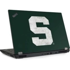 Michigan State University Spartans Away Grey S Lenovo ThinkPad Skin