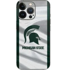 Michigan State University Spartans Jersey IPhone 14 Pro Skin
