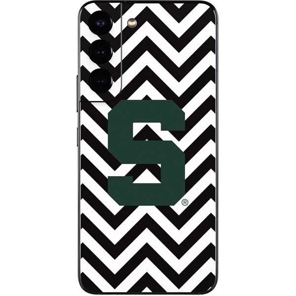 Michigan State University Spartans S Chevron Galaxy S22 Skin 3 Michigan State University Spartans S Chevron Galaxy S22 Skin