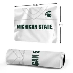 Michigan State University White Jersey Gaming Mouse Pad