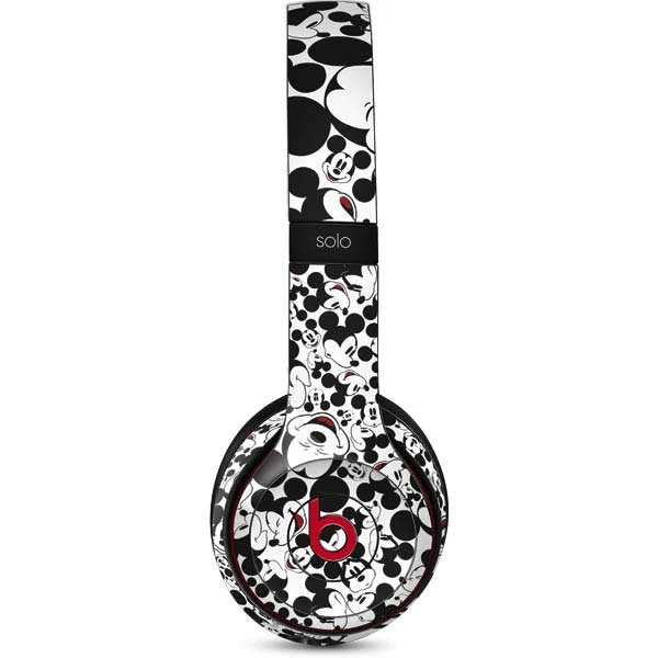 Disney Mickey Mouse Face Pattern Beats Solo 2 Wireless Skin 3 Disney Mickey Mouse Face Pattern Beats Solo 2 Wireless Skin