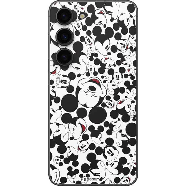 Disney Mickey Mouse Face Pattern Galaxy S23 Skin 3 Disney Mickey Mouse Face Pattern Galaxy S23 Skin