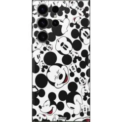 Disney Mickey Mouse Face Pattern Galaxy S23 Ultra Skin