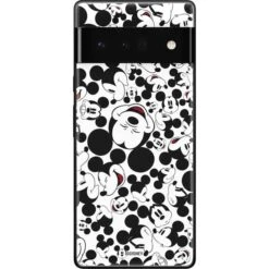 Disney Mickey Mouse Face Pattern Google Pixel 6 Pro Skin