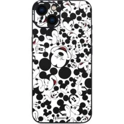 Disney Mickey Mouse Face Pattern IPhone 14 Skin