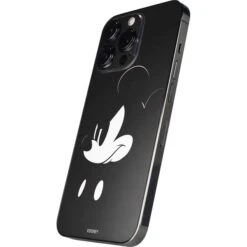 Disney Mickey Mouse Black And White IPhone 14 Pro Max Skin -Skinit Store mickey mouse jet black iphone 14 pro max skin 1662745619 SKNDSMICY13IP14PM PR 02