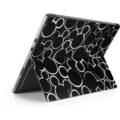 Disney Mickey Mouse Logo Pattern Surface Pro 8 Skin -Skinit Store mickey mouse silhouette surface pro 8 skin 1647460752 SKNDSMICY15MSSRP8 PR 03