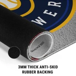 MLB Milwaukee Brewers Game Ball Gaming Mouse Pad -Skinit Store milwaukee brewers game ball extra large gaming mouse pad 1678437515 MSPMLBMWB01GAMGXL PR 04