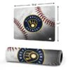 MLB Milwaukee Brewers Game Ball Gaming Mouse Pad -Skinit Store milwaukee brewers game ball small gaming mouse pad 1678396111 MSPMLBMWB01GAMGSM PR 02
