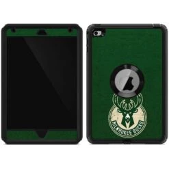 NBA Milwaukee Bucks Green Distressed Otterbox Defender IPad Skin