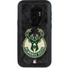 NBA Milwaukee Bucks Rusted Dark Otterbox Defender Galaxy Skin -Skinit Store milwaukee bucks rusted dark otterbox defender galaxy s9 plus skin 1527011836 SKNBLKRST17OBS9PD PR 01