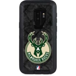 NBA Milwaukee Bucks Rusted Dark Otterbox Defender Galaxy Skin