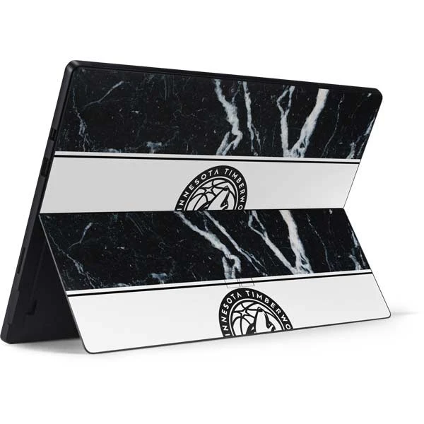 NBA Minnesota Timberwolves Marble Surface Pro 6 Skin 4 NBA Minnesota Timberwolves Marble Surface Pro 6 Skin - Image 2