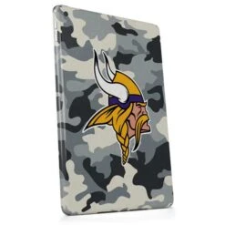 NFL Minnesota Vikings Camo Apple IPad Skin -Skinit Store minnesota vikings camo ipad 9.7in 2018 skin 1522710482 SKNNFLCMO18IP9718 PR 02
