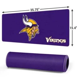 NFL Minnesota Vikings Distressed Gaming Mouse Pad -Skinit Store minnesota vikings distressed extra large gaming mouse pad 1655246156 MSPDSTMIN03GAMGXL PR 02